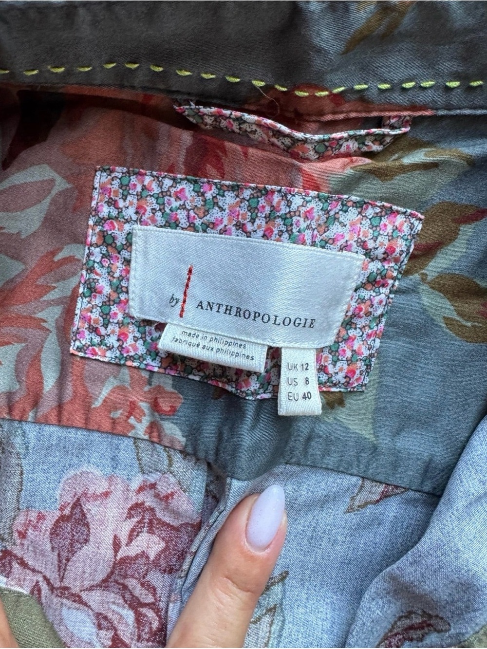 Anthropologie Floral Jumpsuit - Picture 3 of 3
